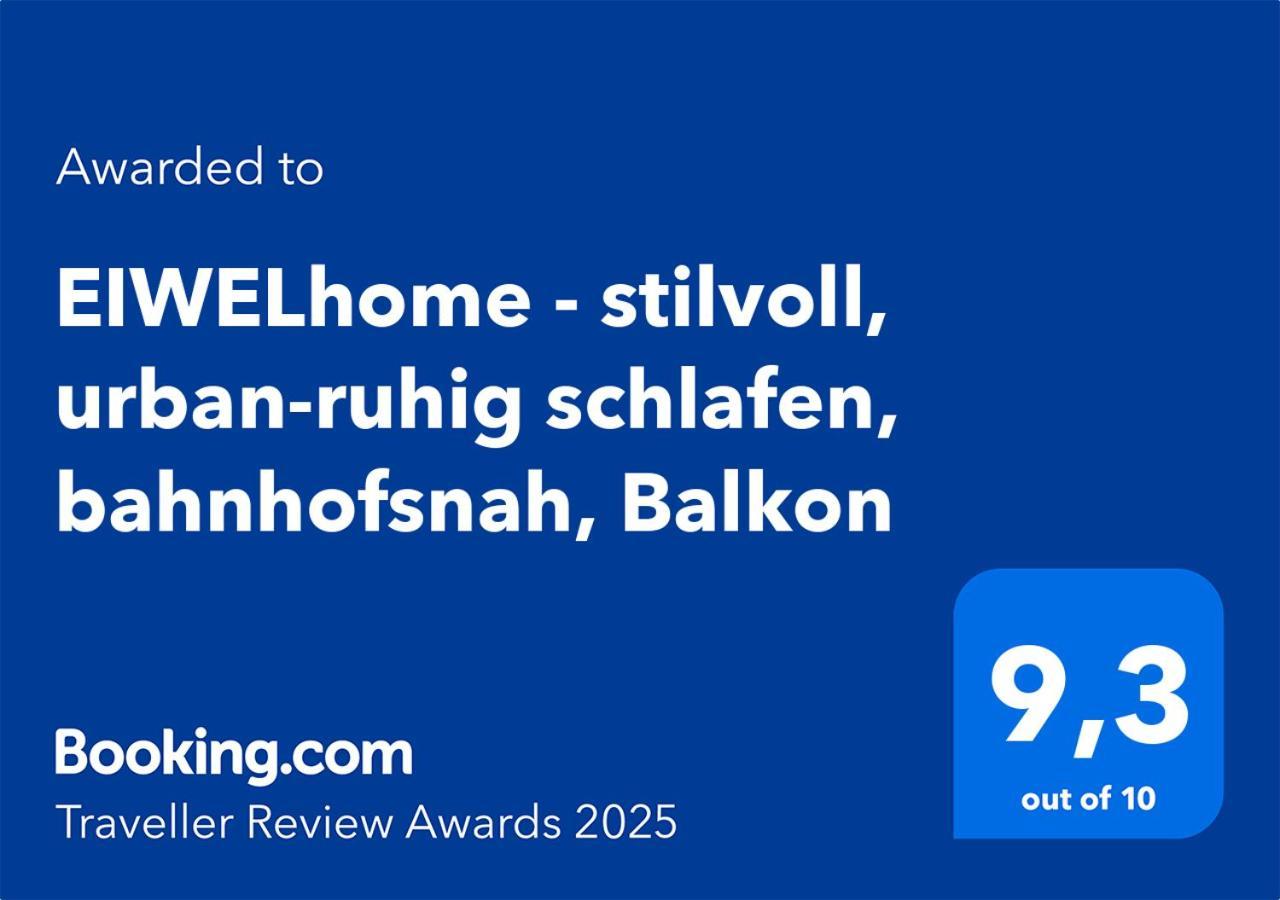 Eiwelhome - Stilvoll, Urban-Ruhig Schlafen, Bahnhofsnah, Balkon Erfurt Dış mekan fotoğraf